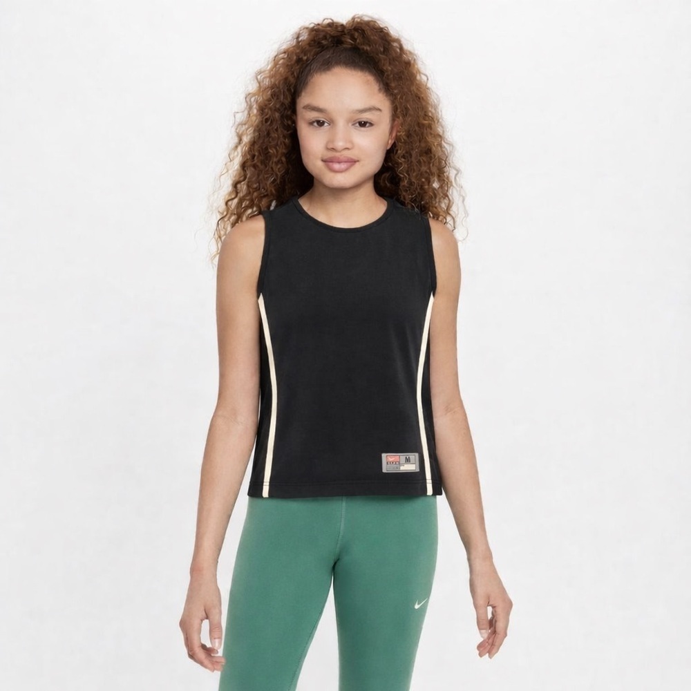 Nike Girls Basketball Jersey Active Athletic Muscle Tank Top Shirt M
